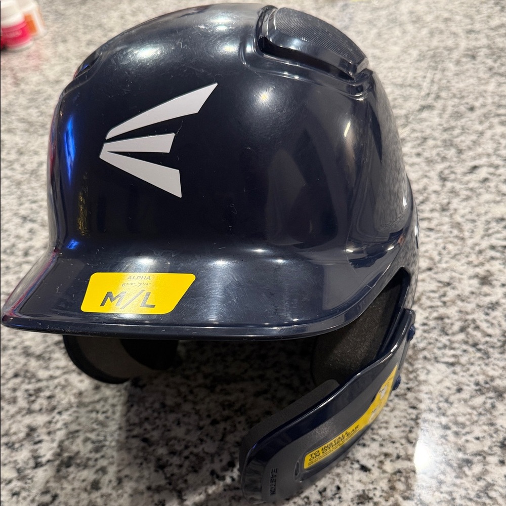 Easton Dark Blue Sports Helmet with Face Shield